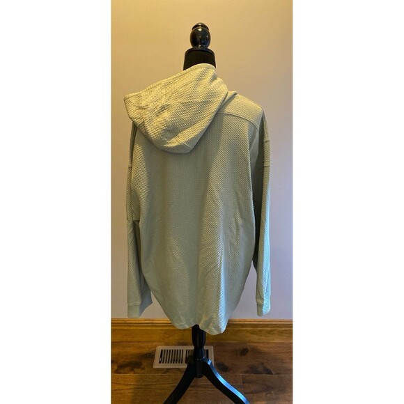 All in Motion Hoodie Jacket Pullover Textured Unisex  Size XL Sage Green - Picture 4 of 11